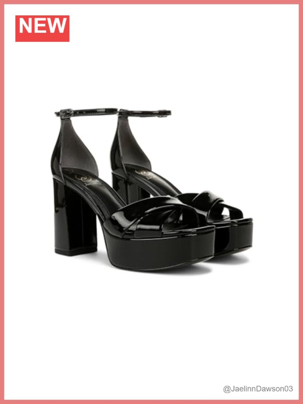Sam Edelman Jullian Heeled Sandals Block Heel Ankle Strap Platform